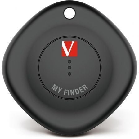 Localizador Verbatim My Finder Bluetooth Tracker MYF-01 compatible con Apple/ Incluye Llavero y Pila/ Negro - Frikibase