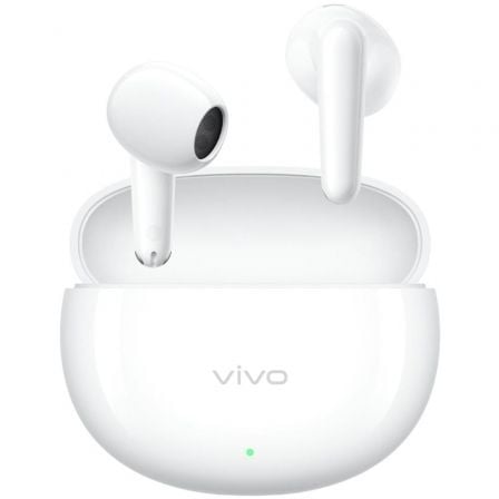 Auriculares Bluetooth Vivo Buds Air 3 con estuche de carga/ Autonomía 10h/ Blancos - Frikibase