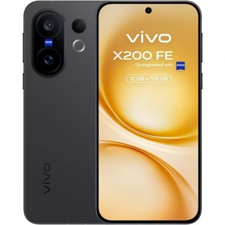 Smartphone Vivo X200 FE 12GB/ 512GB/ 6.31"/ 5G/ Negro - Frikibase