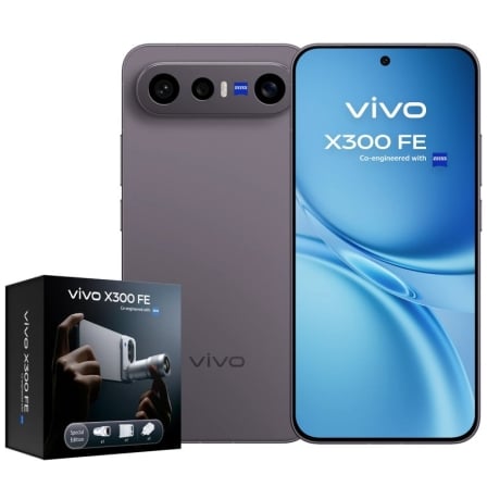 Smartphone Vivo X300 FE 12GB/ 512GB/ 6.31"/ 5G/ Negro/ Incluye Extensor Teleobjetivo + Vivo Watch GT2 - Frikibase