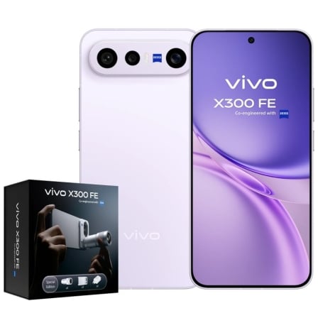 Smartphone Vivo X300 FE 12GB/ 512GB/ 6.31"/ 5G/ Púrpura/ Incluye Extensor Teleobjetivo + Vivo Watch GT2 - Frikibase