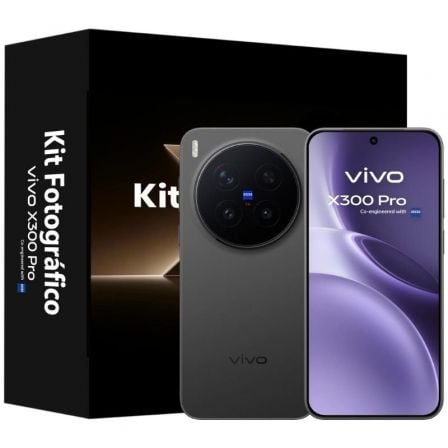 Smartphone Vivo X300 Pro 16GB/ 512GB/ 6.78"/ 5G/ Negro + Kit fotográfico Vivo X300 Pro - Frikibase