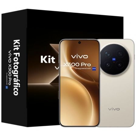 Smartphone Vivo X300 Pro 16GB/ 512GB/ 6.78"/ 5G/ Marrón + Kit fotográfico Vivo X300 Pro - Frikibase
