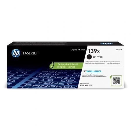 Tóner Original HP nº139X XL Alta Capacidad/ Negro - Frikibase