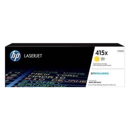 Tóner Original HP nº415X XL Alta Capacidad/ Amarillo - Frikibase