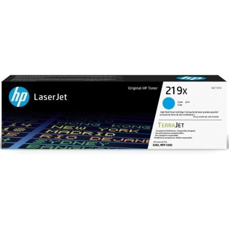 Tóner Original HP nº219X XL Alta Capacidad/ Cian - Frikibase