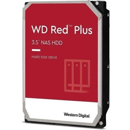 Disco Duro Western Digital WD Red Plus NAS 4TB/ 3.5"/ SATA III/ 128MB - Frikibase
