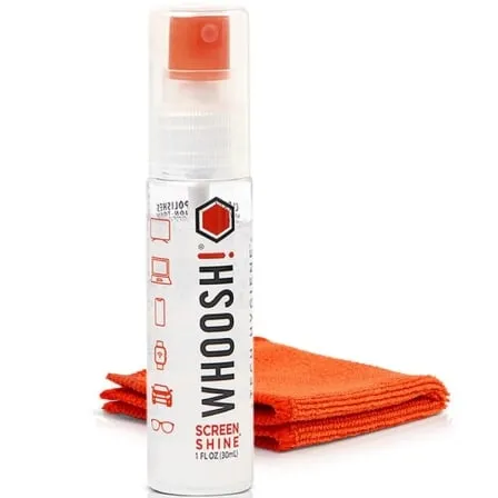 Kit Limpiador de Pantallas Whoosh Kit Go WSH002/ Spray 30ml + Paño Microfibra - Frikibase
