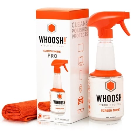Kit Limpiador de Pantallas Whoosh WSH005/ Spray 500ml + Paño Microfibra - Frikibase