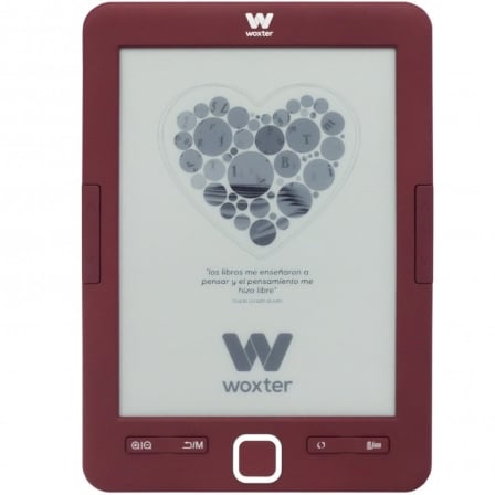 Libro Electrónico Ebook Woxter Scriba 195/ 6"/ Tinta Electrónica/ Rojo - Frikibase