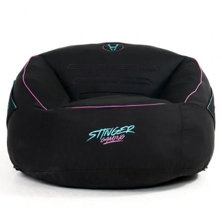 Puff Woxter Stinger Gaming/ con relleno/ Azul y Negro - Frikibase