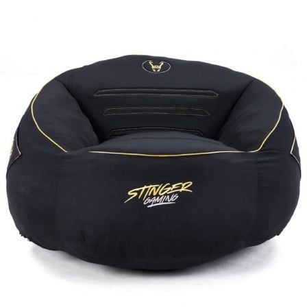 Puff Woxter Stinger Gaming/ con relleno/ Negro y Dorado - Frikibase