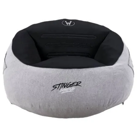 Puff Woxter Stinger Gaming/ con relleno/ Gris y Negro - Frikibase