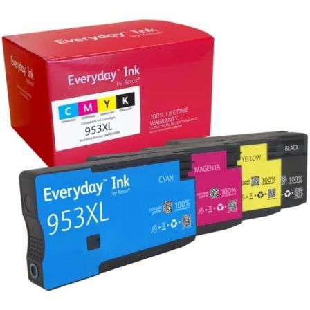 Cartucho de Tinta compatible Xerox 006R04988 compatible con HP 953XL MultiPack/ 1600 páginas/ Negro/ Cian/ Magenta/ Amarillo - Frikibase
