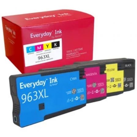 Cartucho de Tinta compatible Xerox 006R04993 compatible con HP 963XL MultiPack/ 1600 páginas/ Negro/ Cian/ Magenta/ Amarillo - Frikibase