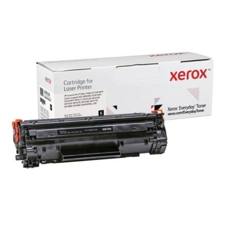 Tóner compatible Xerox 006R03630 compatible con HP CE278A/CRG-126/CRG-128/ 2100 páginas/ Negro - Frikibase