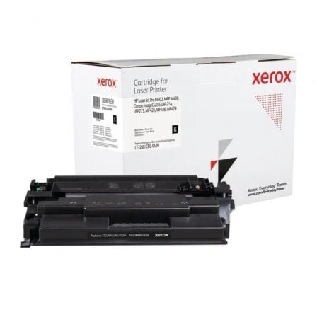 Tóner compatible Xerox 006R03639 compatible con HP CF226X/CRG-052H/ 9000 páginas/ Negro - Frikibase