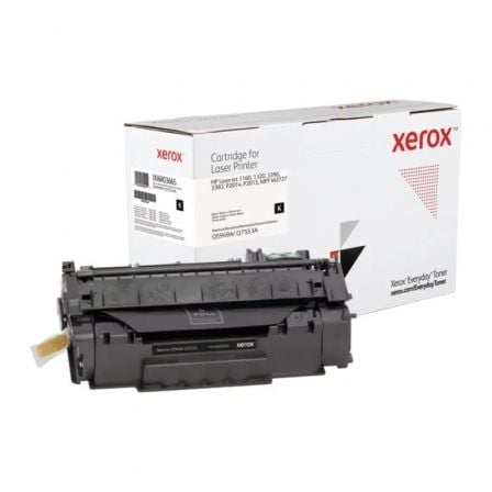 Tóner compatible Xerox 006R03665 compatible con HP Q5949A/Q7553A/ 3000 páginas/ Negro - Frikibase