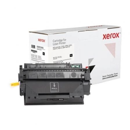 Tóner compatible Xerox 006R03666 compatible con HP Q5949X/Q7553X/ 6000 páginas/ Negro - Frikibase