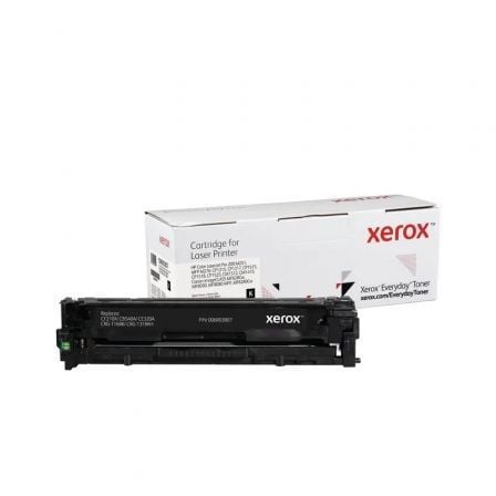 Tóner compatible Xerox 006R03807 compatible con HP CF210X/CB540A/CE320A/CRG-116BK/CRG-131BKH/ 2400 páginas/ Negro - Frikibase