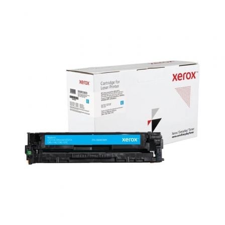 Tóner compatible Xerox 006R03809 compatible con HP CF211A/CB541A/CE321A/CRG-116C/CRG-131C/ 1800 páginas/ Cian - Frikibase
