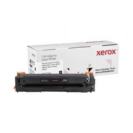 Tóner compatible Xerox 006R04180 compatible con HP CF540X/CRG-054HBK/ 3200 páginas/ Negro - Frikibase