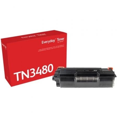 Tóner compatible Xerox 006R04587 compatible con Brother TN-3480/ 8000 páginas/ Negro - Frikibase