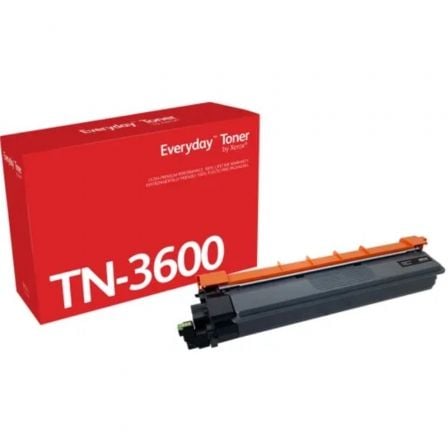 Tóner compatible Xerox 006R04866 compatible con Brother TN3600/ Negro - Frikibase