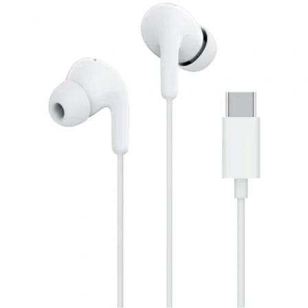 Auriculares Intrauditivos Xiaomi Earphones Tipo-C/ con Micrófono/ USB Tipo-C/ Blancos - Frikibase