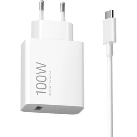 Cargador de Pared Xiaomi 100W Charging Combo (Type-A)/ 1xUSB + Cable USB Tipo-C/ 100W - Frikibase