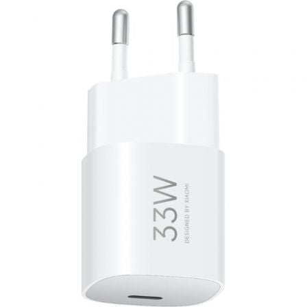 Cargador de Pared GaN Xiaomi 33W Nano Power Adapter 1xUSB Tipo-C/ 33W - Frikibase