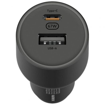 Cargador de Coche Xiaomi 67W USB-A Tipo-C/ 1xUSB-A/ 1xUSB Tipo-C/ 67W - Frikibase