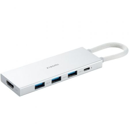 Docking USB 3.0 Tipo-C Xiaomi 5 en 1/ 3xUSB/ 1xUSB Tipo-C PD/ 1xHDMI/ Blanco - Frikibase