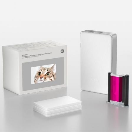 Papel Fotográfico para Sublimación Xiaomi Portable Dye-Sublimation Photo Paper/ 5 x 7.6cm/ 50 Hojas - Frikibase