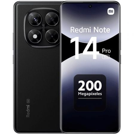 Smartphone Xiaomi Redmi Note 14 Pro 8GB/ 256GB/ 6.67"/ 5G/ Negro Medianoche - Frikibase
