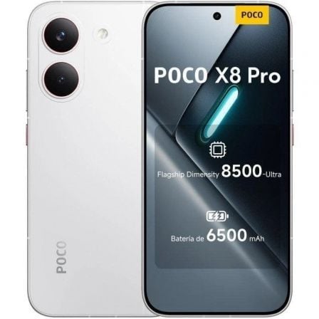 Smartphone Xiaomi POCO X8 Pro 8GB/ 256GB/ 6.59"/ 5G/ Blanco - Frikibase