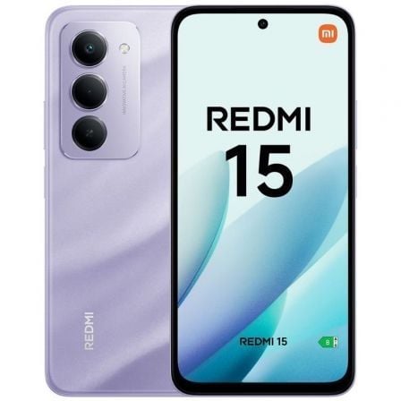Smartphone Xiaomi Redmi 15 6GB/ 128GB/ 6.9"/ Púrpura - Frikibase