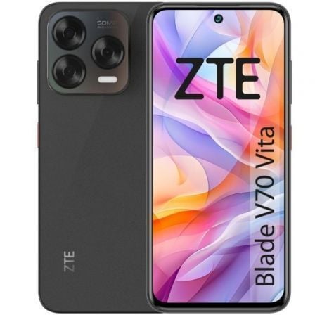 Smartphone ZTE Blade V70 Vita 8GB/ 256GB/ 6.7"/ Gris Oscuro - Frikibase