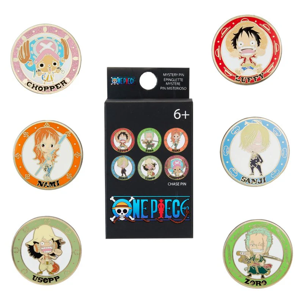 Blind Box Mystery Enamel Pin Chibi One Piece Loungefly surtido - Frikibase.com