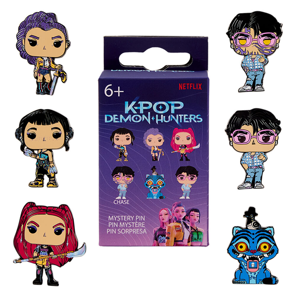 Blind Box Mystery Enamel Pin Kpop Demon Hunters Loungefly surtido - Frikibase.com