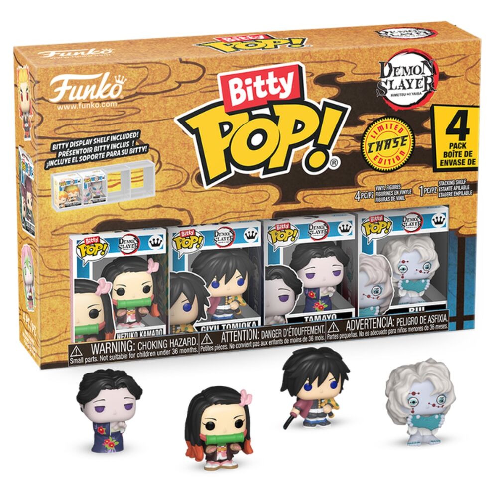 Blister 4 figuras Bitty POP Demon Slayer Nezuko - Frikibase.com