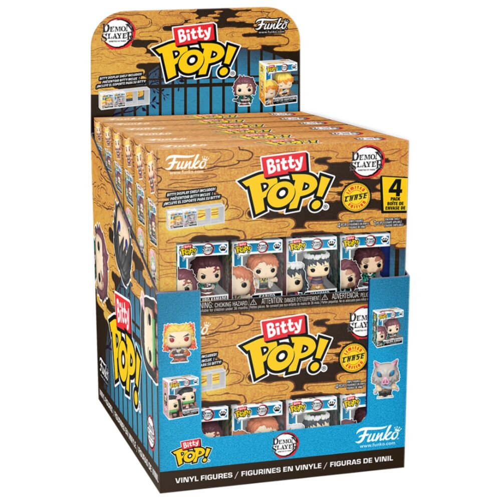 Blister 4 figuras Bitty POP Demon Slayer surtido - Frikibase.com