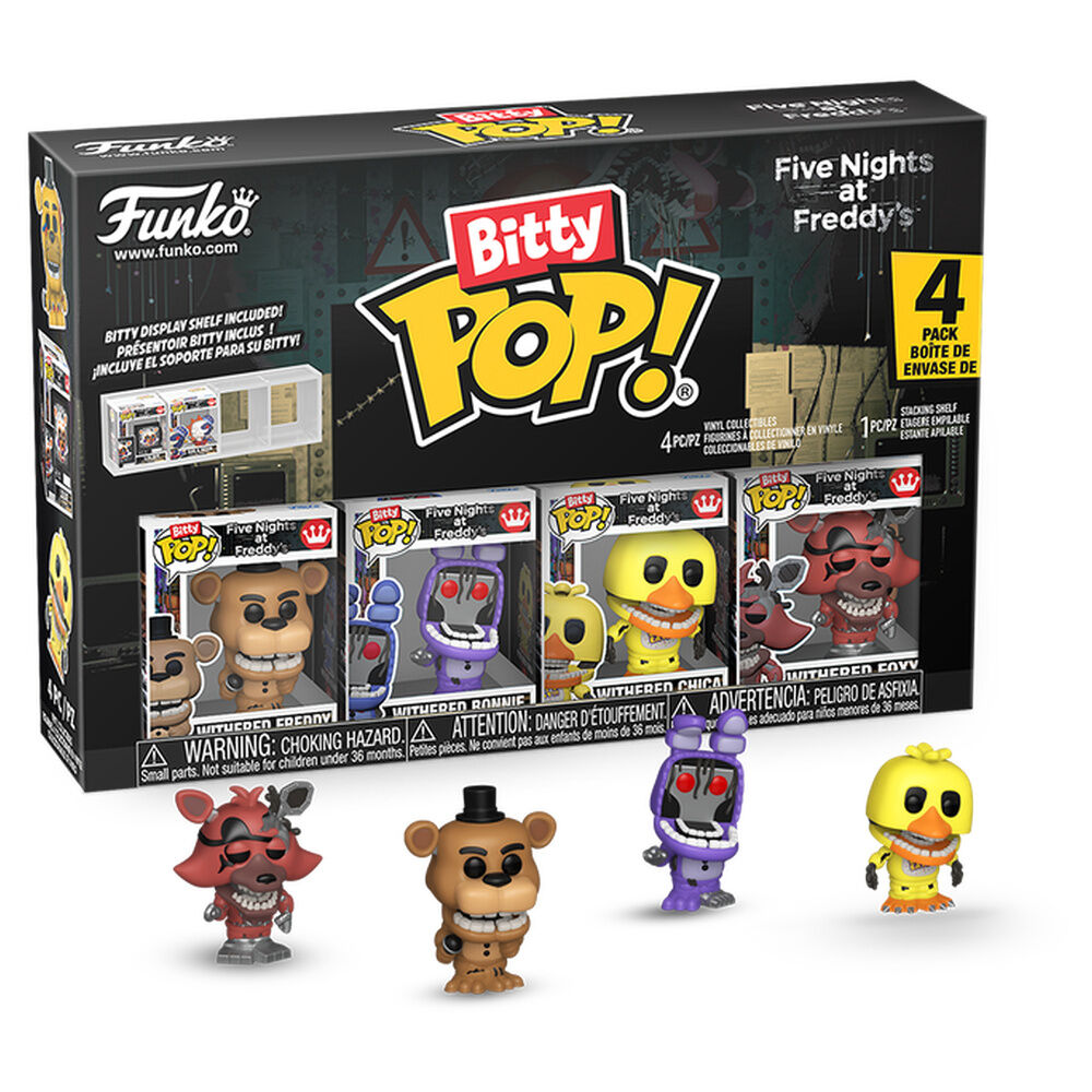 Blister 4 figuras Bitty POP Five Nights at Freddy´s - Frikibase.com