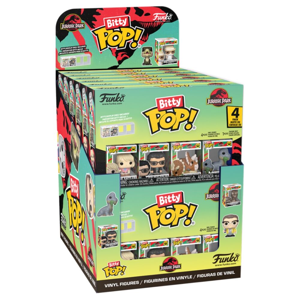 Blister 4 figuras Bitty POP Jurassic Park surtido - Frikibase.com