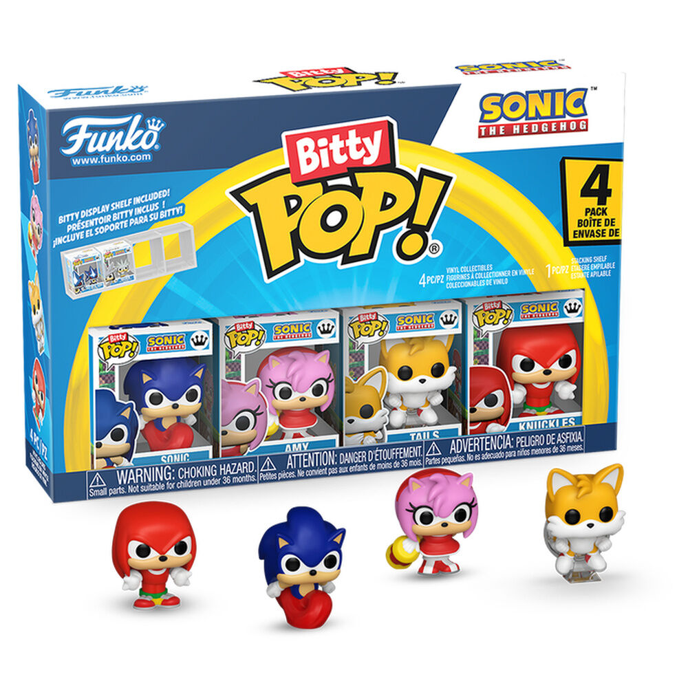 Blister 4 figuras Bitty POP Sonic The Hedgehog - Frikibase.com