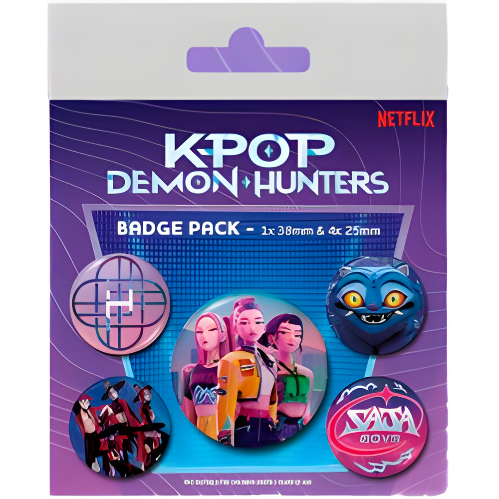 Blister 5 Insignias KPop Demon Hunters - Frikibase.com