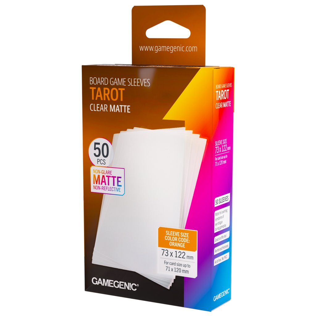 Board Game Sleeves Tarot Clear Matte - Accesorios y Marketing Coleccionable - Frikibase.com
