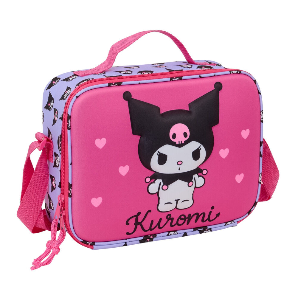 Bolsa portameriendas 3D Kuromi Hello Kitty termica - Frikibase.com