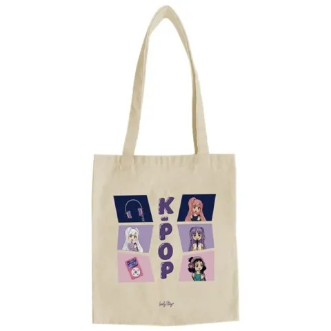 Bolsa tela Stars K-Pop - Frikibase.com