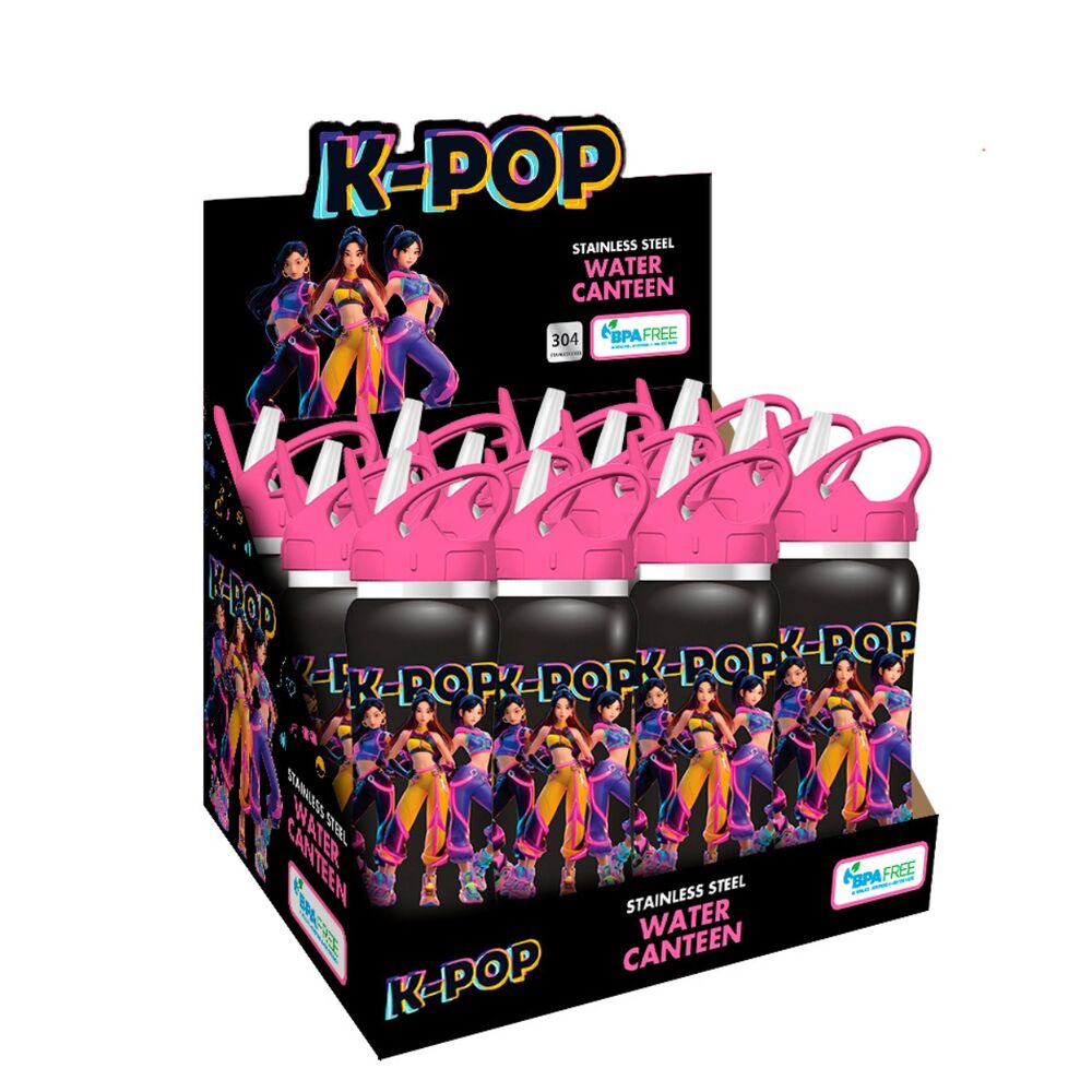 Botella acero inoxidable KPop 500ml - Frikibase.com